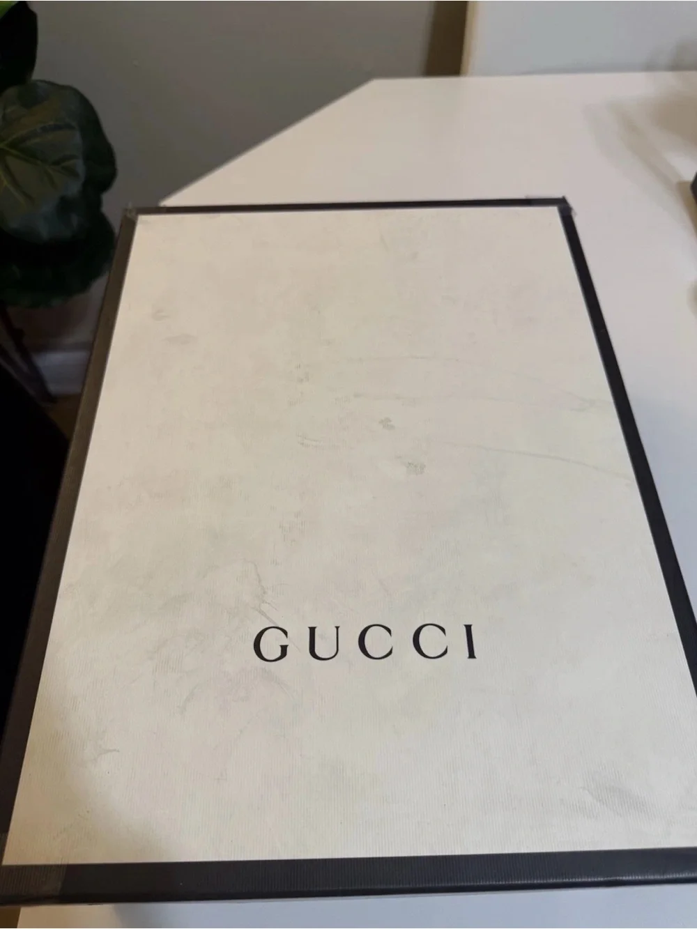 Gucci High-Top Sneakers in Black, Beige & Red with Blue Accents